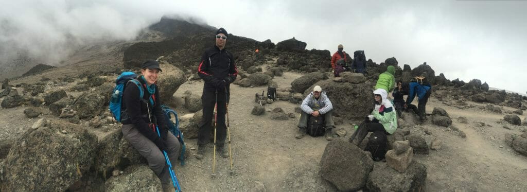 Kilimanjaro hiking break