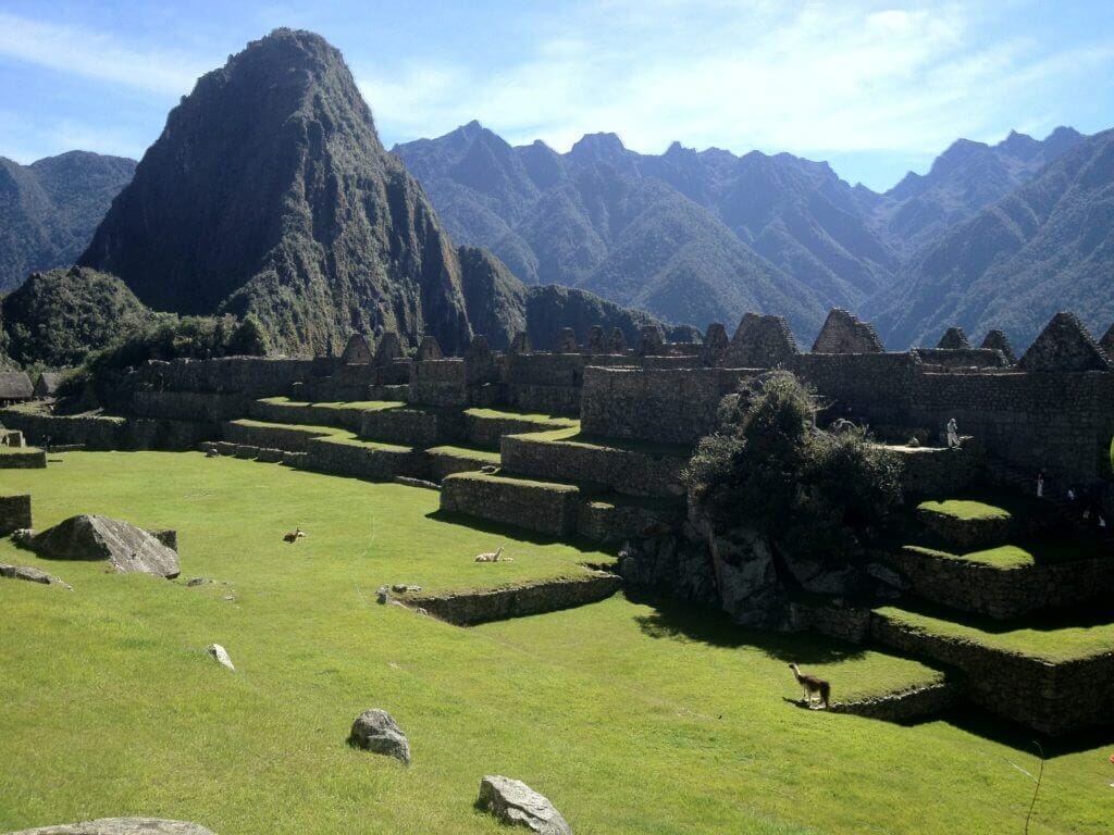 Machu Picchu Main Plaza