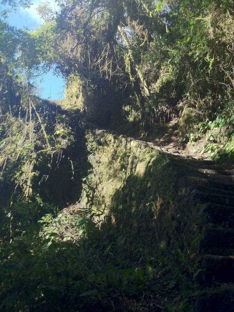 Inca Trail, staircase