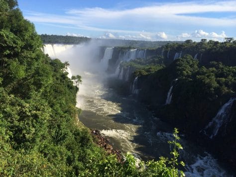 Iguazu Falls Devils Throat view Brazil