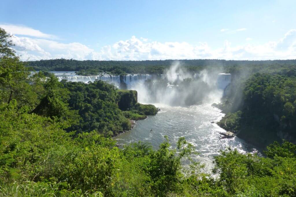 iguazu falls brazil panorama