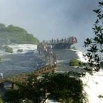 Iguazu Falls waterfall walkway