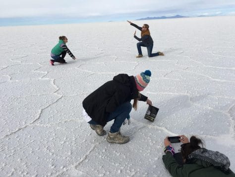 Salar De Uyuni, perspective photograph