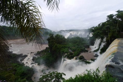 Iguazú Falls, Iguassu Falls, Iguaçu Falls, Circuito Superior, Upper Circuit Panorama