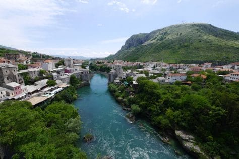 Mostar, Old Bridge, Neretva River