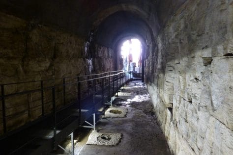 Colosseum, utility passages, underground