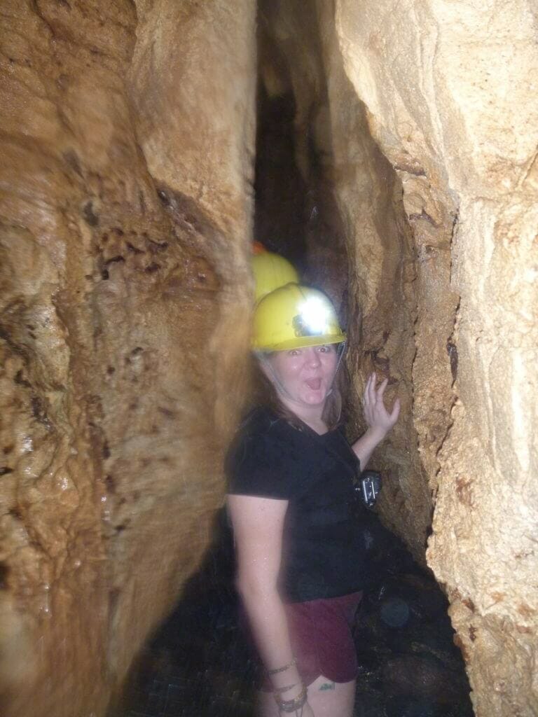 Venado Caves passageway