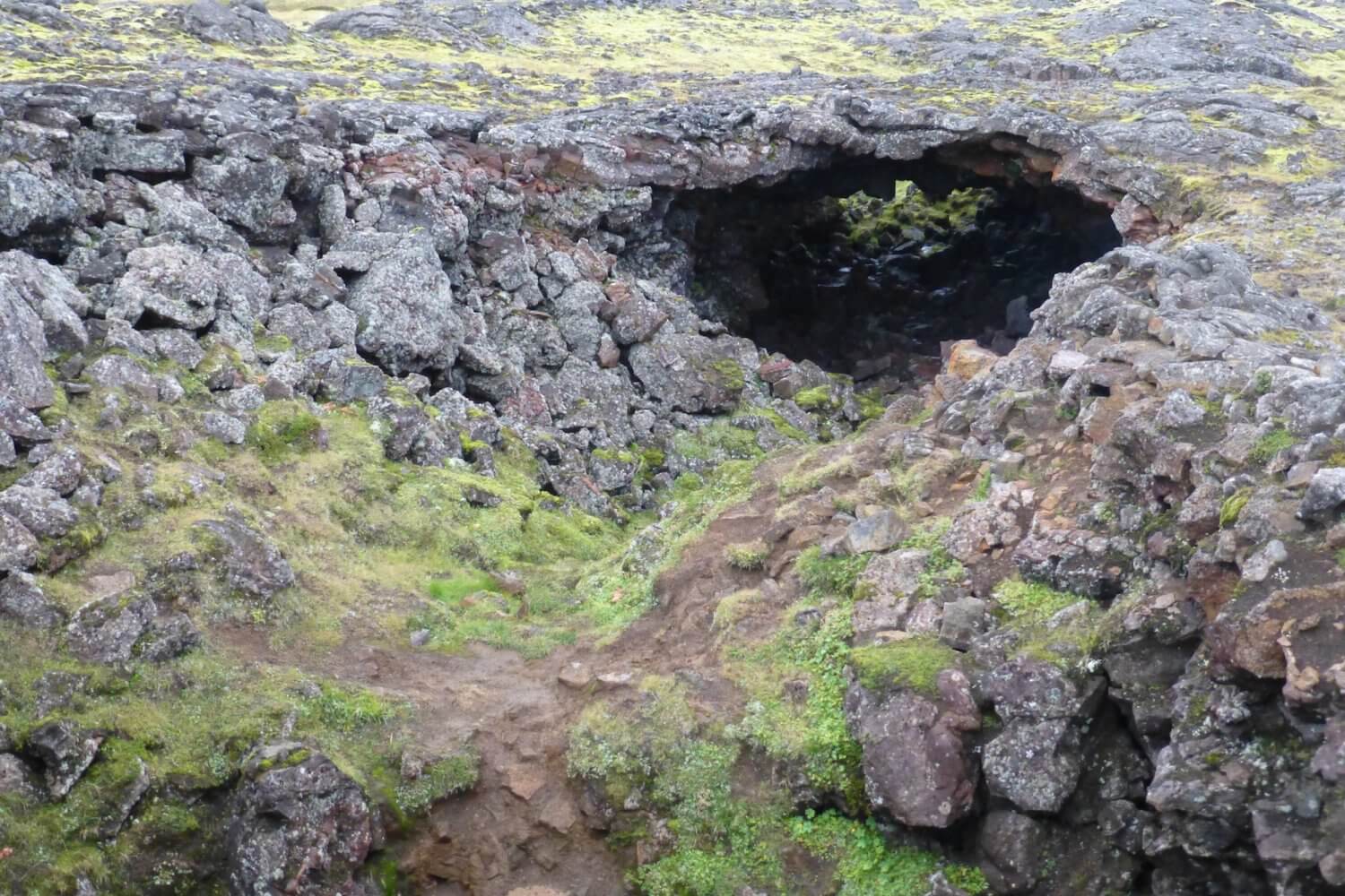 Bláfjöll National park Lava Tube, Inside the Volcano hike, Iceland