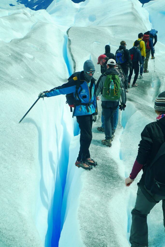 Perito Moreno ice crevice, big ice trekking tour Perito Moreno