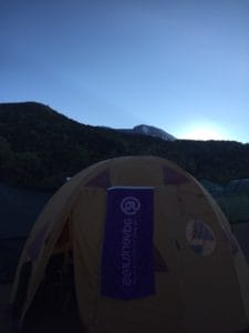 Machame Camp sunrise