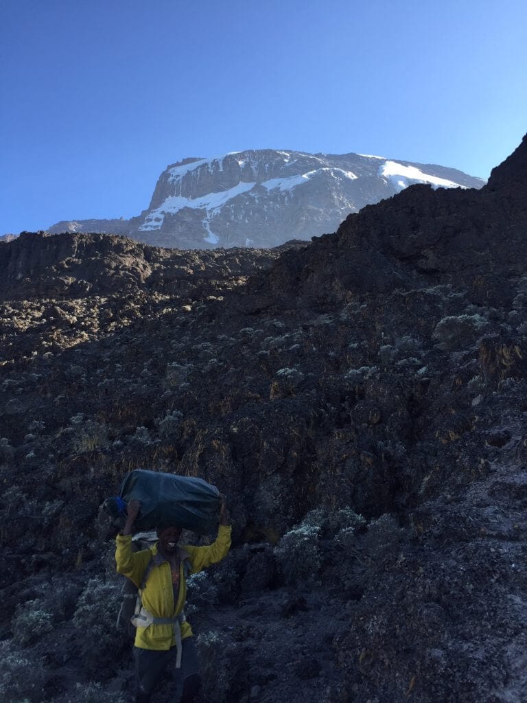 Kilimanjaro Porters, Barranco Wall