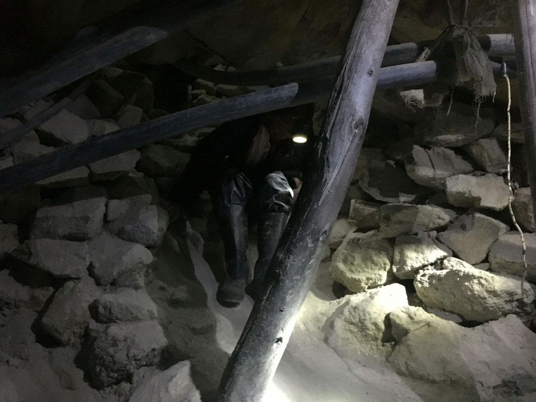 mining tunnel inside Cerro Rico