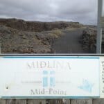 Midlina, continental divide Iceland