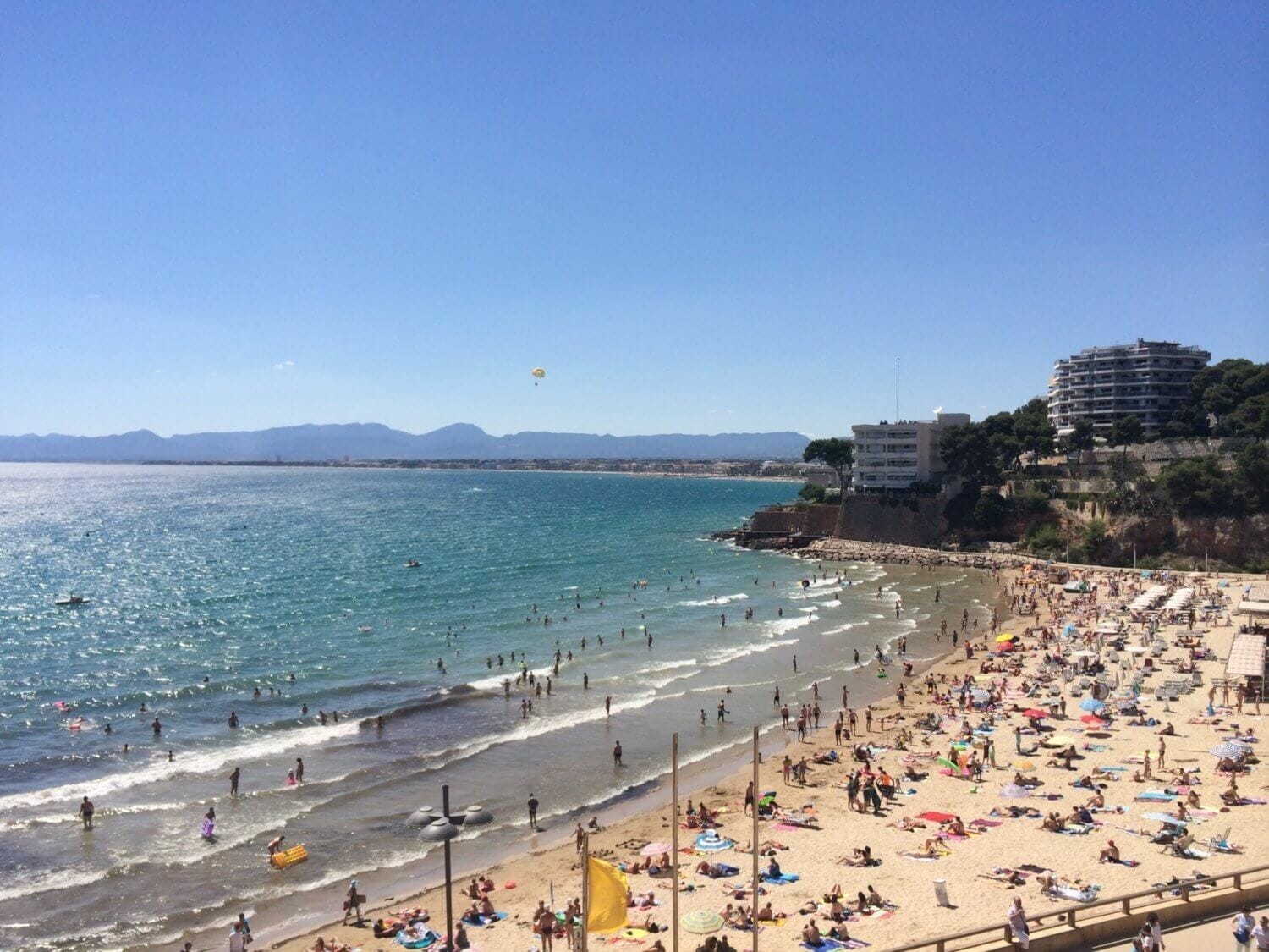 Typical Spanish beach