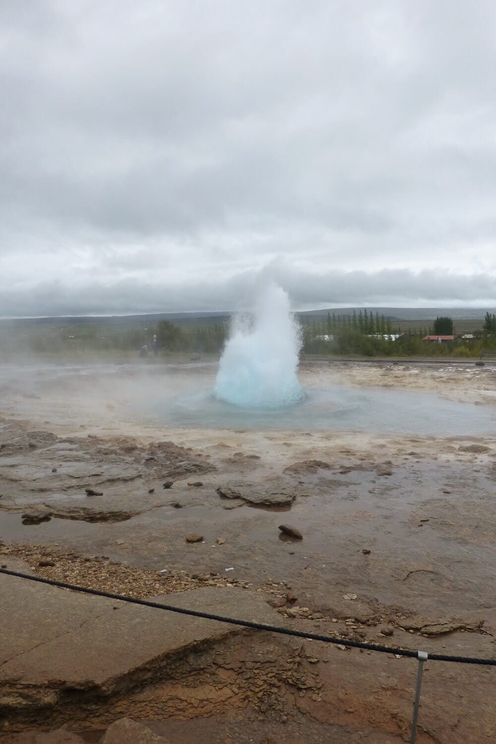 Strokkur erupting, Geysir Iceland