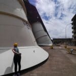 itaipu dam front, pipes at itaipu