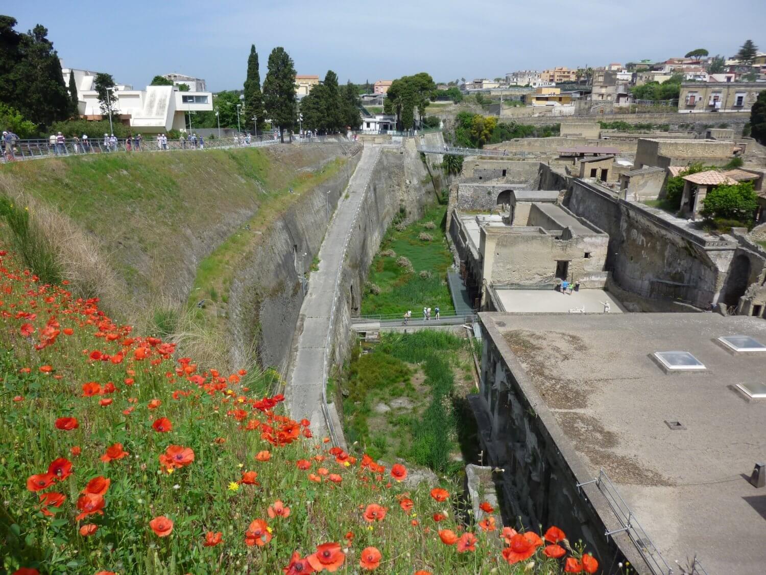 Herculaneum ancient shoreline