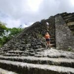climbing pyramids Tikal