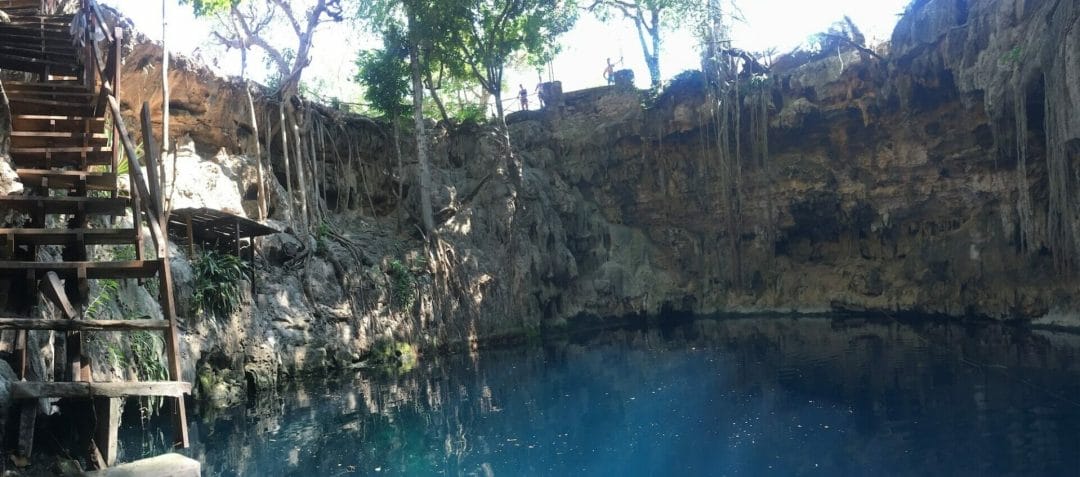 Cenote swimming Yucatan, mexico swimming holes, cool down Mexican afternoon