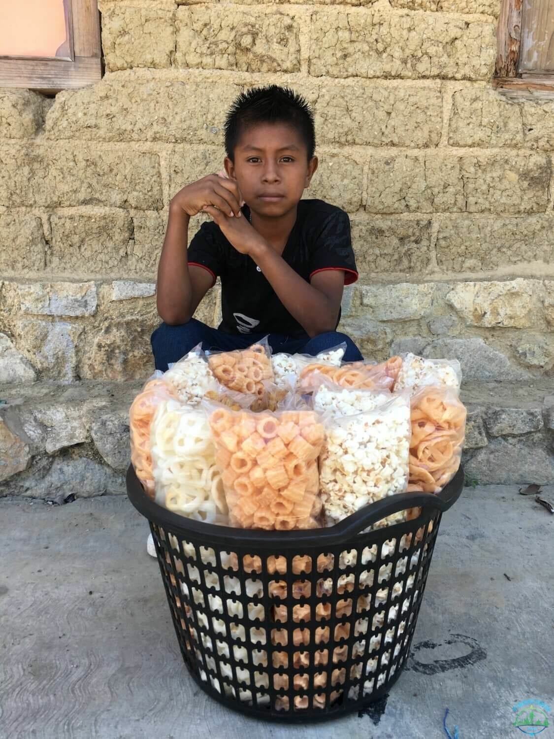 Mexican boy seller