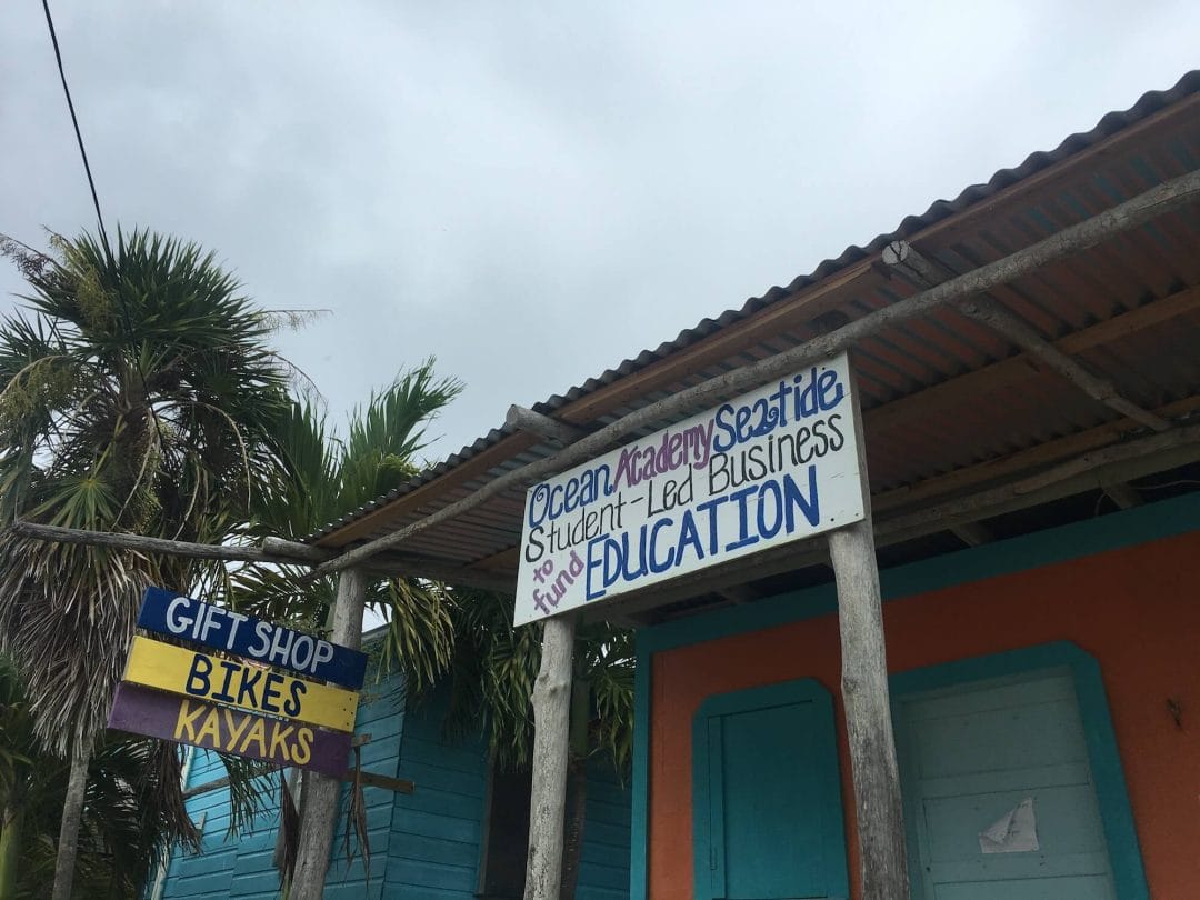 ocean academy seatide, Caye caulker bike with purpose Belize