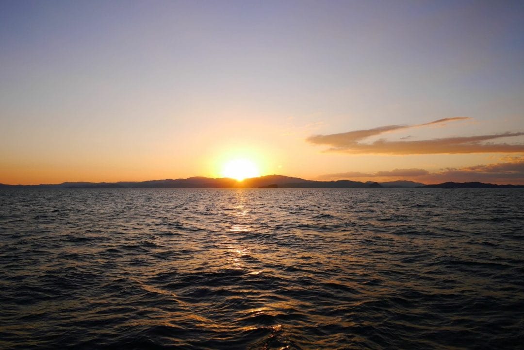 sunset Nicola peninsular, sunset cruise quepos, stunning sunsets