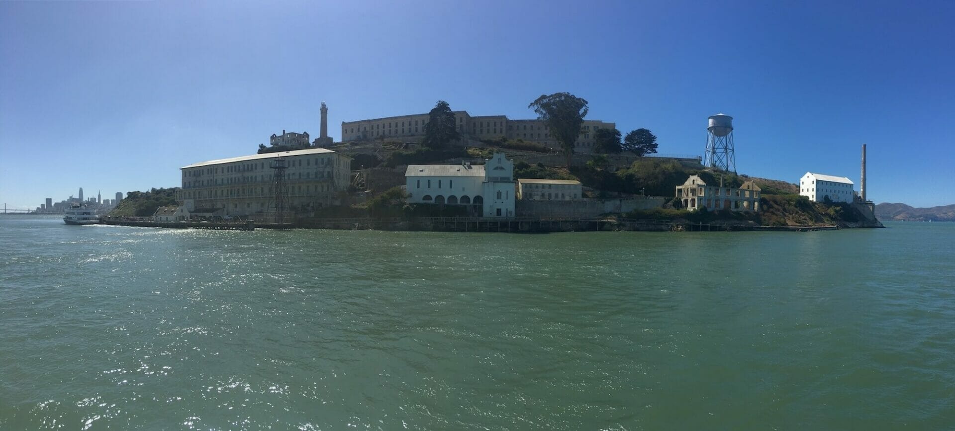 Alcatraz island panorama