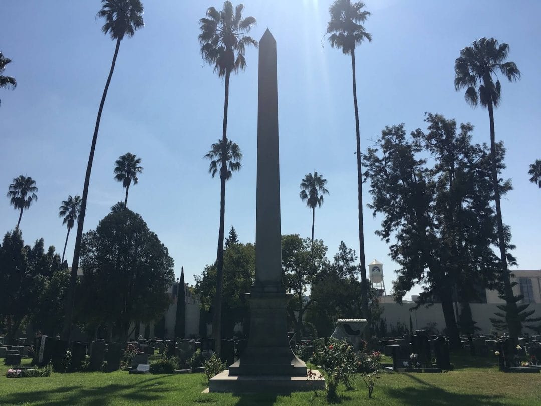paramount studios water tower, hollywood forever cemetery