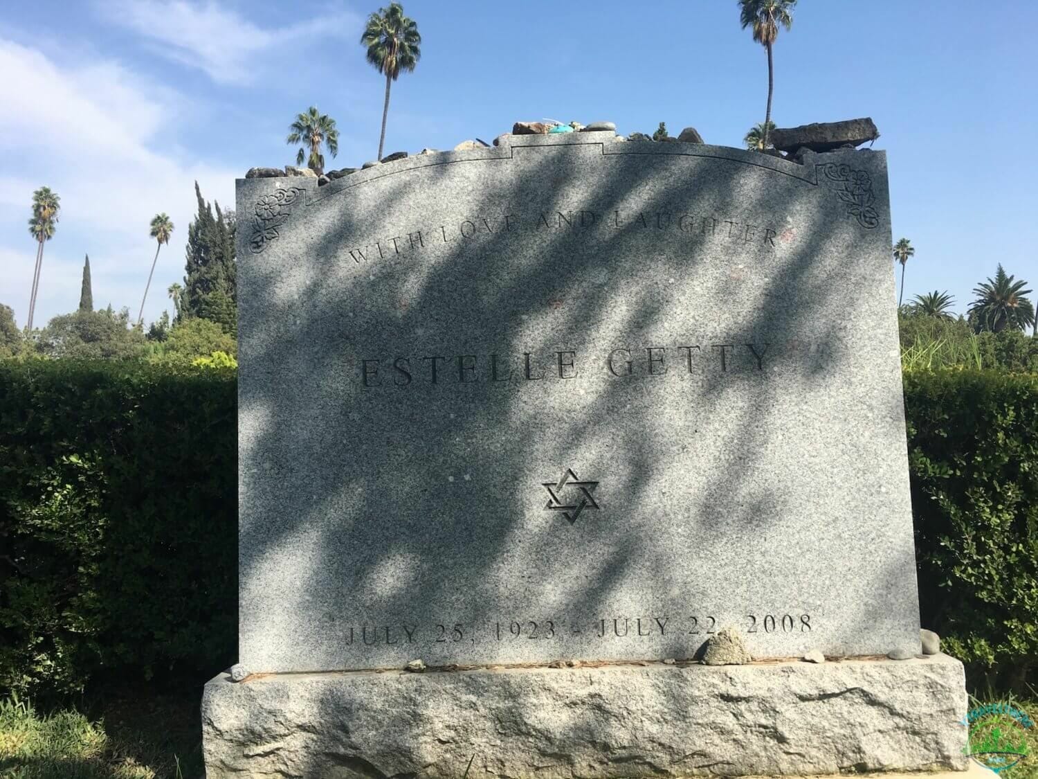 Estelle Getty grave, hollywood Forever Cemetery