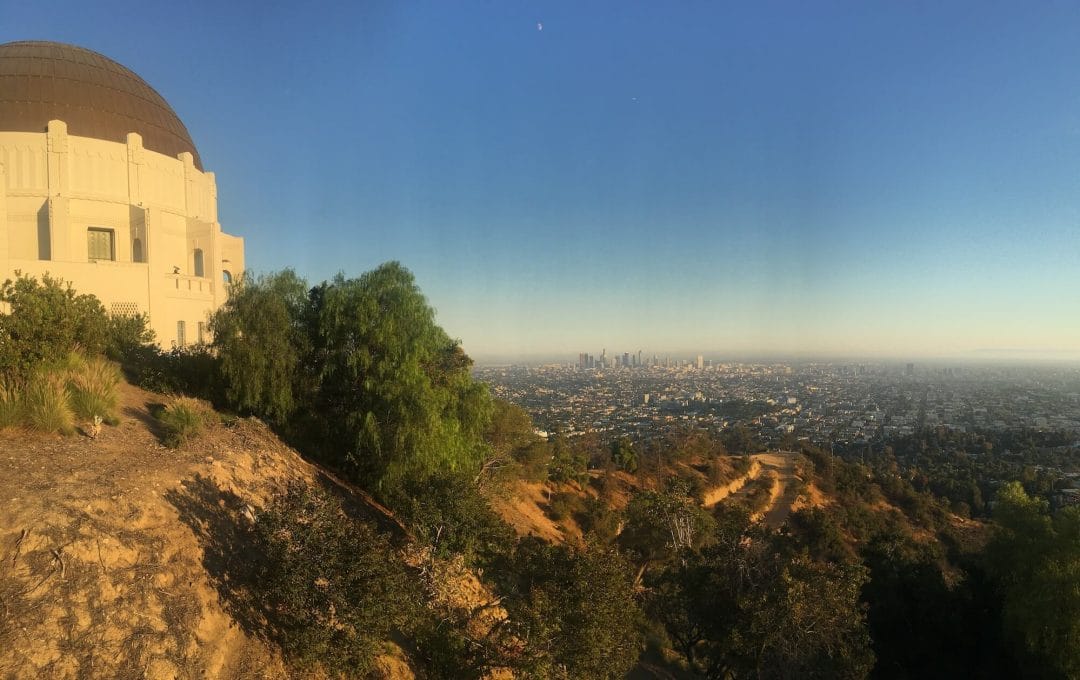 Downtown L.A. Griffith observatory