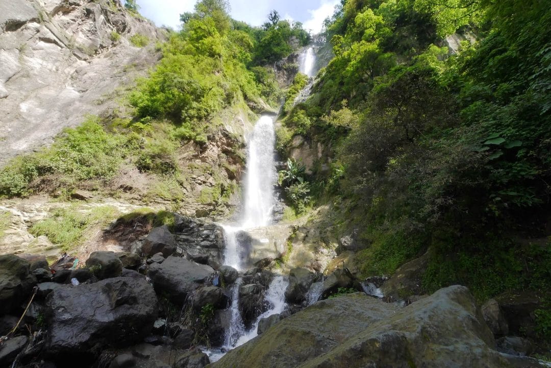 nature reserve Panajachel, panajachel waterfall